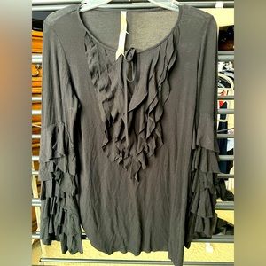 Bailey 45 bohemian ruffle top